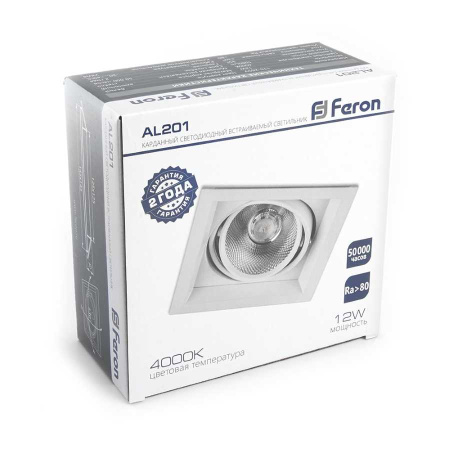 Встраиваемый светодиодный светильник Feron AL201 29773