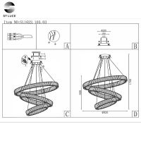 Подвесная люстра ST Luce Tivoli SL1622.103.03