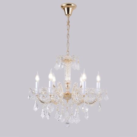 Подвесная люстра Crystal Lux CRISTELLE SP6 GOLD