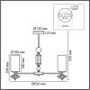 Люстра на штанге Lumion Moderni Mila 8427/5C
