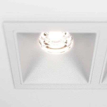 Встраиваемый светодиодный светильник Maytoni Technical Alfa LED Dim Triac DL043-02-10W4K-D-SQ-W