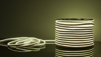 Светодиодный гибкий неон LS001 220V 9.6W 120Led 2835 IP67 односторонний белый 6500К Elektrostandard