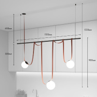Комплект ременной трековой системы Denkirs Belty Set DK55SET07-01-BR