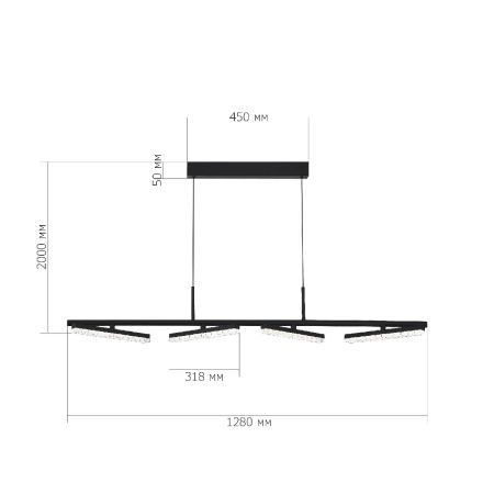 Подвесная люстра ST Luce Euclidics SL1018.403.04