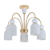 Люстра на штанге Indigo Lucea 13042/5R Gold V000626