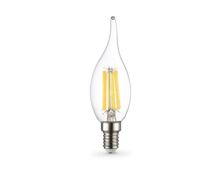 Филаментная светодиодная лампа Ambrella Light Bulbing E14 15W 2700K свеча на ветру 351523