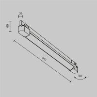 Трековый трехфазный светильник Maytoni Technical Basis TR196-3-20W4K-W(N)