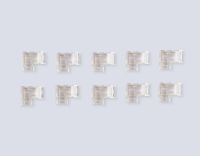 Соединитель угловой Ambrella Light Illumination COB 12/24V для лент 10mm (2 конт.) (10шт. в комплекте) GS6861