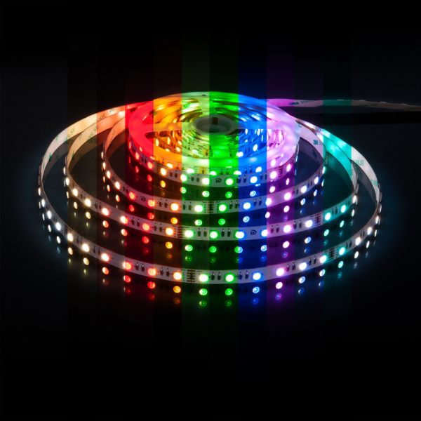 Светодиодная лента Elektrostandard 24V 24W 60Led 5050 IP20 MIX RGB/дневной белый, 5м 4690389172304