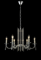 Подвесная люстра Crystal Lux AURELIO SP6 GOLD+CHROME/TRANSPARENT
