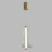 Подвесной светильник Crystal Lux QUASAR SP10W LED TRANSPARENT