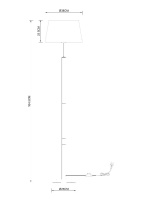 Торшер Arte Lamp Robert A5066PN-1BK