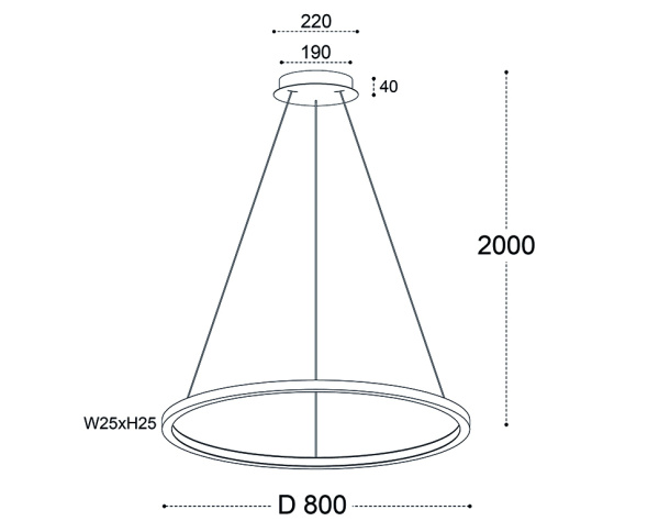 Подвесная люстра Italline IT013-6028 black 3000K