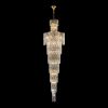 Каскадная люстра Crystal Lux ABRIL SP28 GOLD