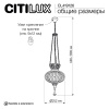 Подвесная люстра Citilux Каир CL419126