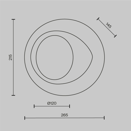 Настенный светильник Maytoni Lulua MOD435WL-01W