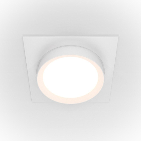 Встраиваемый светильник Maytoni Hoop DL086-GX53-SQ-W