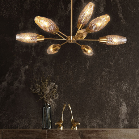 Подвесная люстра Eurosvet Thalia 60140/9 золото