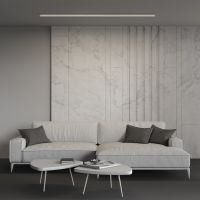 Линейный накладной светильник Maytoni Technical 4000K 35x35 (Серебро, 2 м) LL311008