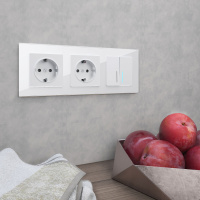 Рамка Favorit на 3 поста белый WL01-Frame-03 Werkel