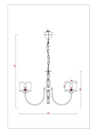 Подвесная люстра Arte Lamp Attore A4092LM-5CC