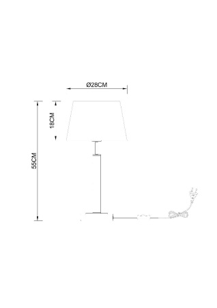Настольная лампа Arte Lamp Robert A5066LT-1BK