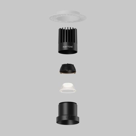 Встраиваемый светильник Maytoni Dip DL122-15W-4K-TRS-B