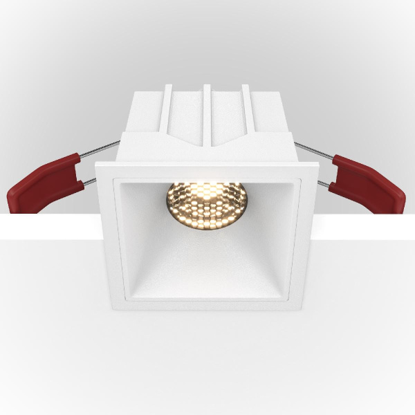Встраиваемый светильник Maytoni Technical Alfa LED DL043-01-10W4K-D-SQ-W