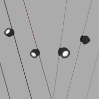 Трековый однофазный светильник Denkirs Belty spot DK5640-BK