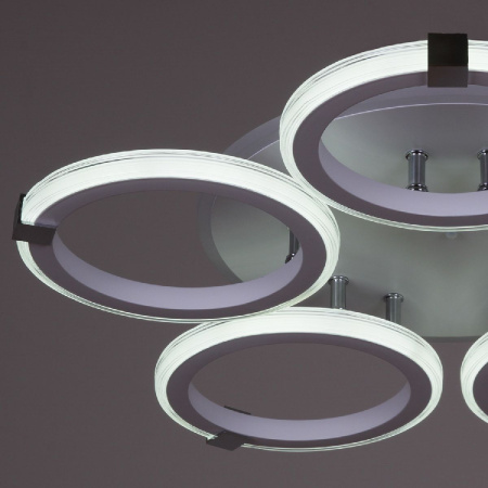 Потолочная люстра Reluce 06319-3.3-05 WH+CR (RGB)