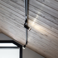 Шинопровод однофазный с вводом питания и заглушкой Elektrostandard 85081/00 черный