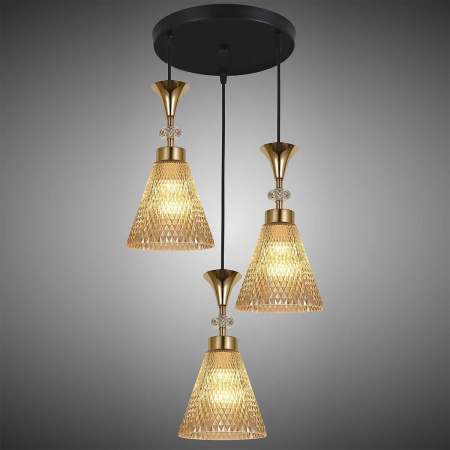 Подвесная люстра Reluce 02005-0.9-03 Amber