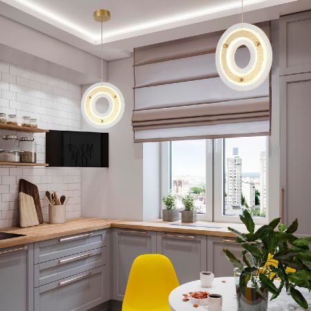 Подвесной светильник Crystal Lux DIEGO SP25W LED BRASS
