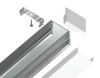 Алюминиевый накладной профиль Ambrella Light Alum Profile GP1750AL