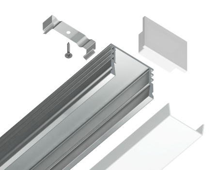 Алюминиевый накладной профиль Ambrella Light Alum Profile GP1750AL
