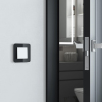 Рамка на 1 пост Elite (черный, стекло) W0012448 Werkel