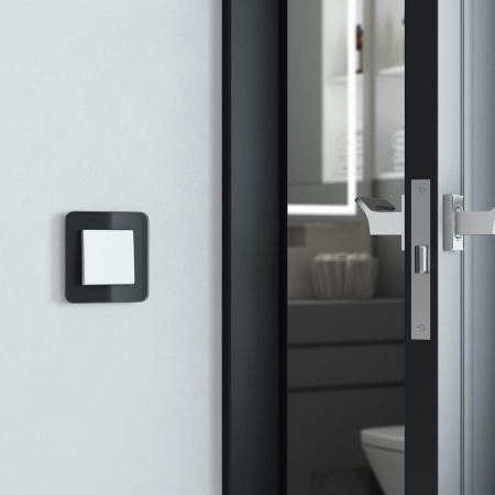 Рамка на 1 пост Elite (черный, стекло) W0012448 Werkel