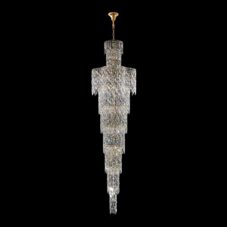 Каскадная люстра Crystal Lux ABRIL SP28 GOLD