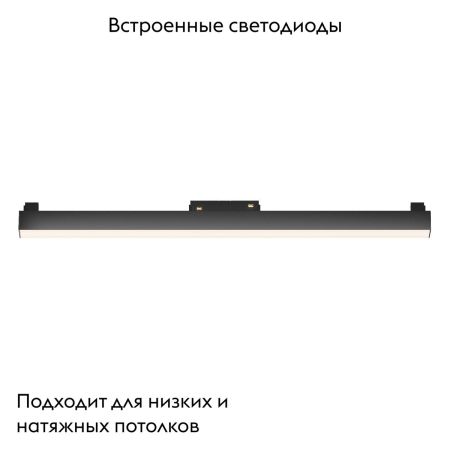 Трековый светильник Maytoni Technical Basis TR074-2-20W3K-B