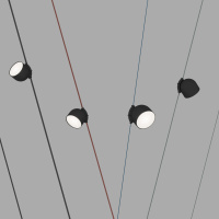 Трековый однофазный светильник Denkirs Belty spot DK5642-BK