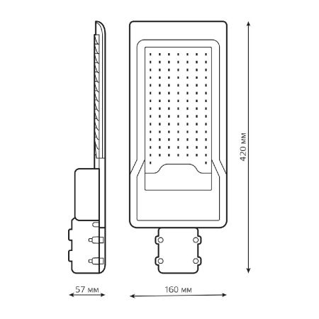 Уличный консольный светильник Gauss Avenue 629534180