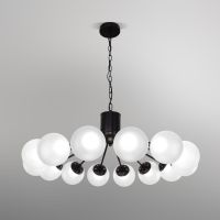Потолочная люстра Eurosvet Vinter 201057 LED черный a072623