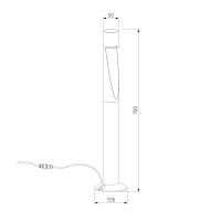Ландшафтный светильник Elektrostandard Recess 35177/F черный 4690389219382 a072094