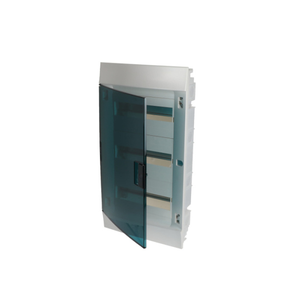 Бокс ABB Mistral41 встраиваемый 36М (3x12) зеленая дверь с винтовым клеммным блоком