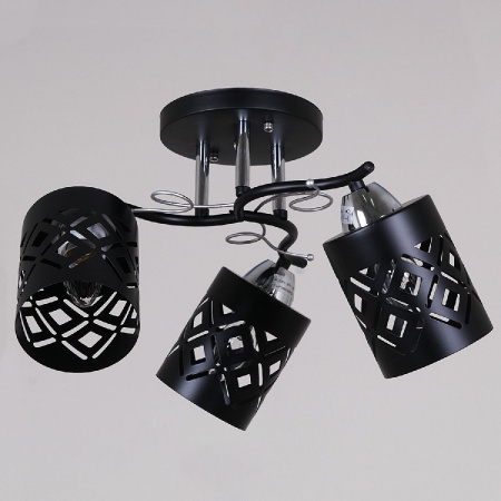 Потолочная люстра Reluce 08267-0.3-03 BK+CR