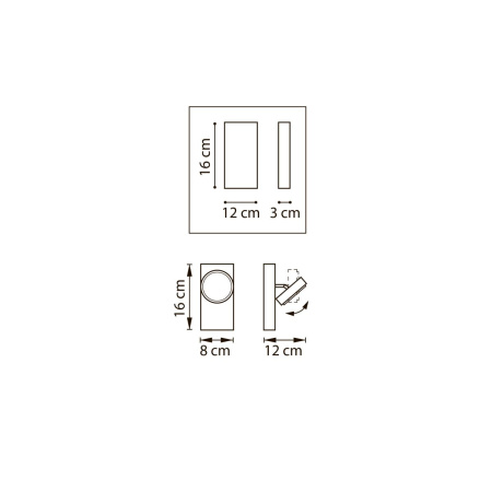 Бра Lightstar Fico 740617