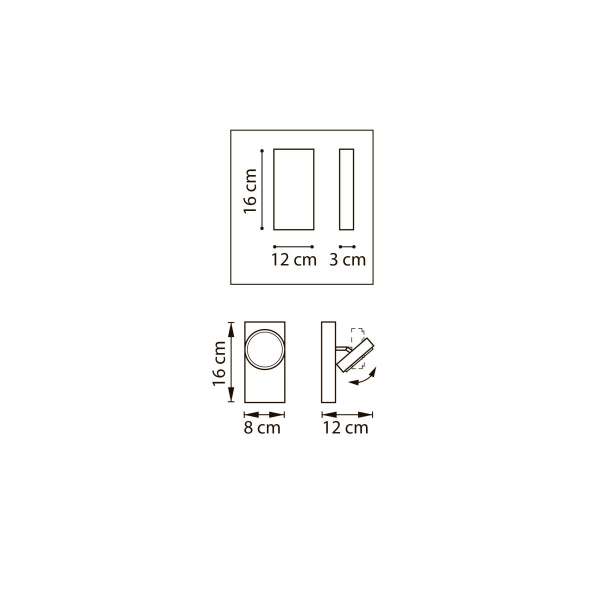Бра Lightstar Fico 740617