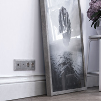 Рамка на 4 поста матовый хром WL07-Frame-04 Werkel