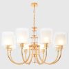 Подвесная люстра Crystal Lux ELENA SP8 GOLD