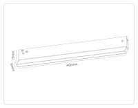 Трековый магнитный светильник с переключателем цв. темп. Ambrella Light GL2354